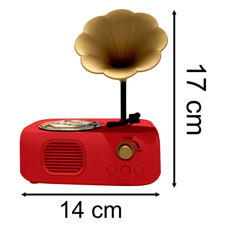 Retro Gramophone Musical Advent Calendar | Music Box Christmas Advent Calendar