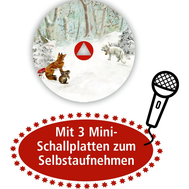Retro Gramophone Musical Advent Calendar | Music Box Christmas Advent Calendar