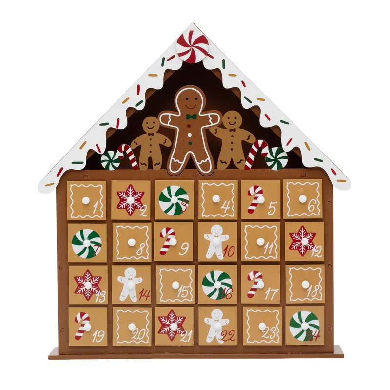 Gingerbread House Christmas Advent Calendar | Fill Our Own Advent Calendar