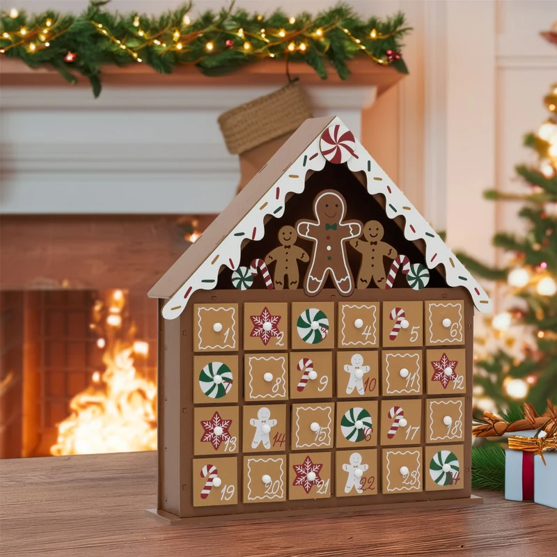 Gingerbread House Christmas Advent Calendar | Fill Our Own Advent Calendar
