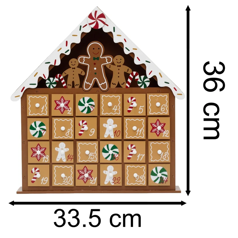 Gingerbread House Christmas Advent Calendar | Fill Our Own Advent Calendar