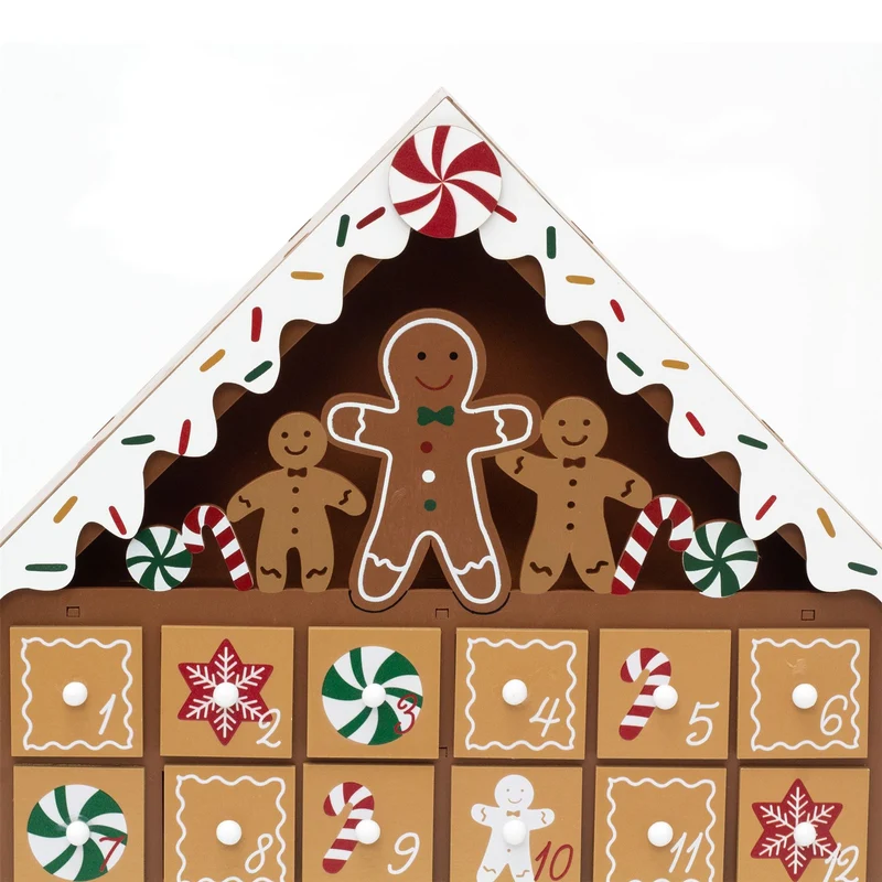 Gingerbread House Christmas Advent Calendar | Fill Our Own Advent Calendar
