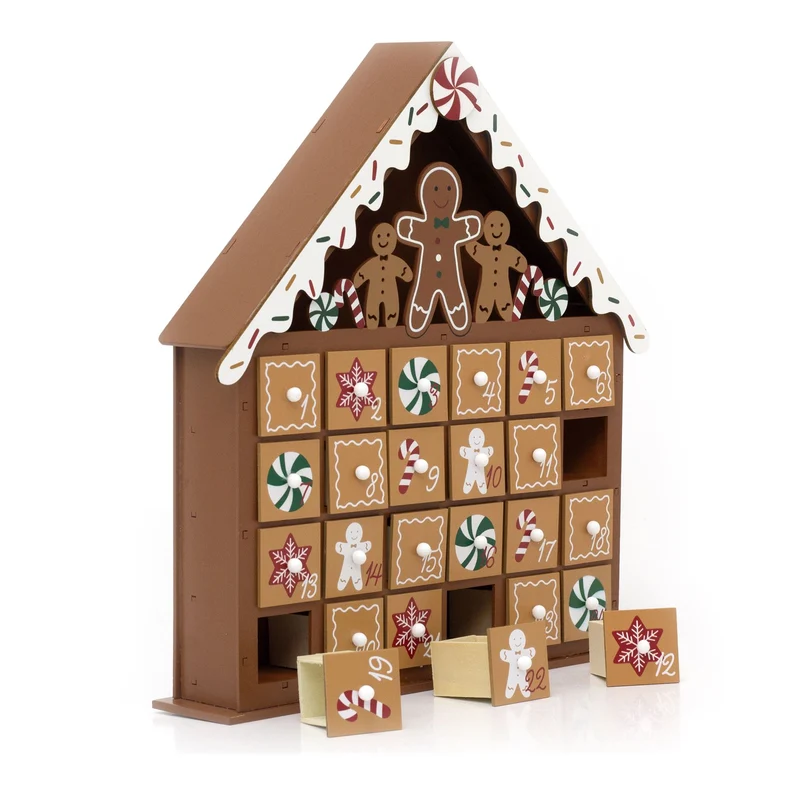 Gingerbread House Christmas Advent Calendar | Fill Our Own Advent Calendar