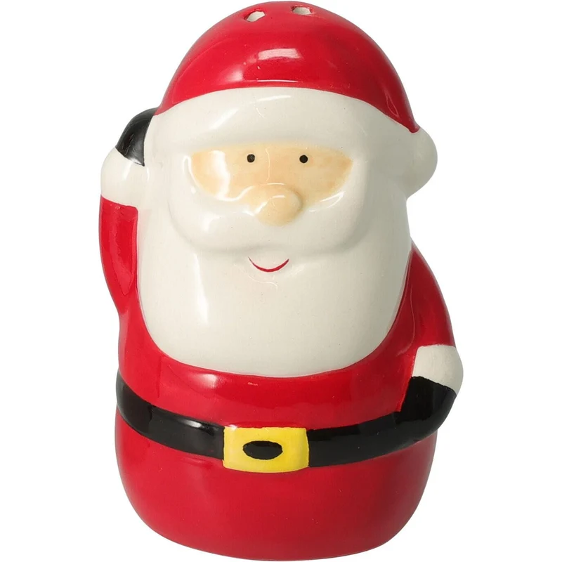 Christmas Santa & Snowman Salt and Pepper Shakers | Ceramic Salt & Pepper Set