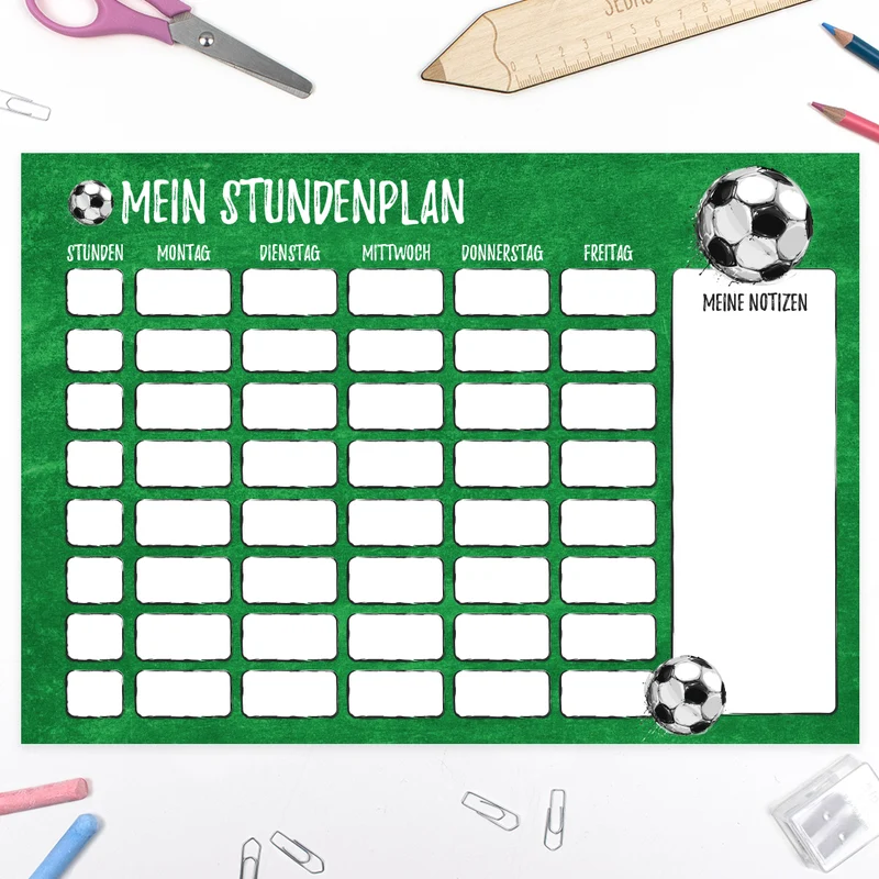 Stundenplan - Fußball