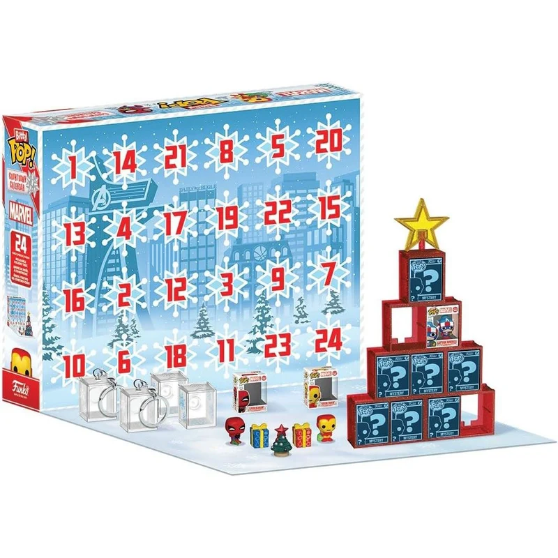 Funko Bitty Pop Marvel Comics Christmas Advent Calendar, Kids Advent Calendar