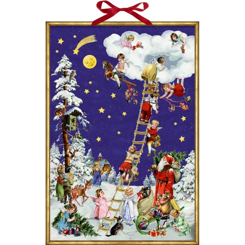 Angels on Christmas Eve Advent Calendar | Traditional Large Advent Calendar