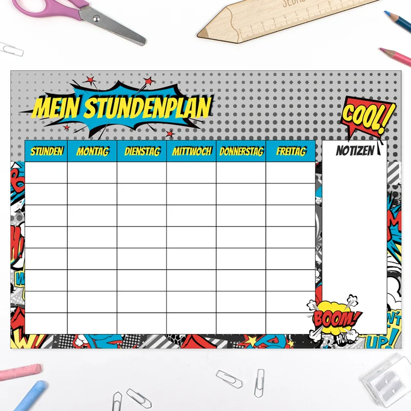 Stundenplan - Comic