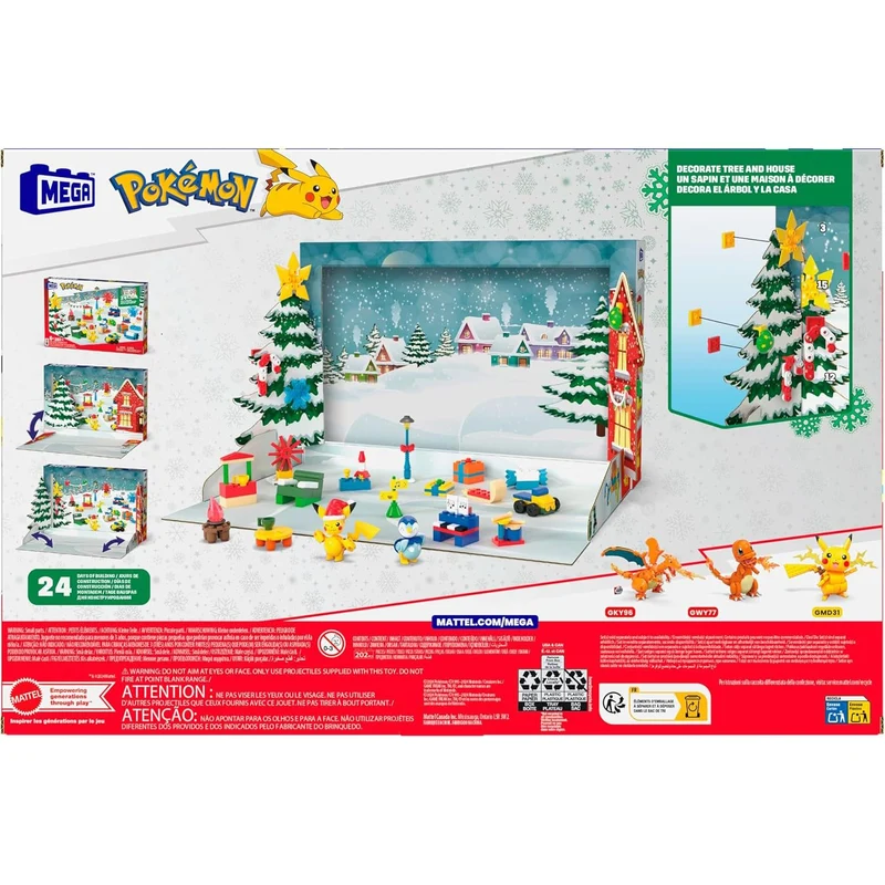 Mega Pokemon Christmas Advent Calendar 2025 | Toy Advent Calendar for Kids