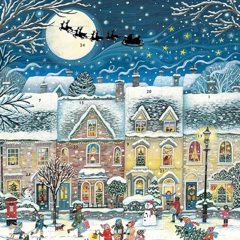 Christmas Carols in the Village Advent Calendar | Christmas Advent Calendar