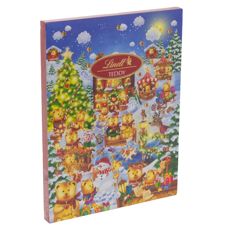 Lindt Teddy Advent Calendar with 24 Chocolate Treats | Chocolate Advent Calendar