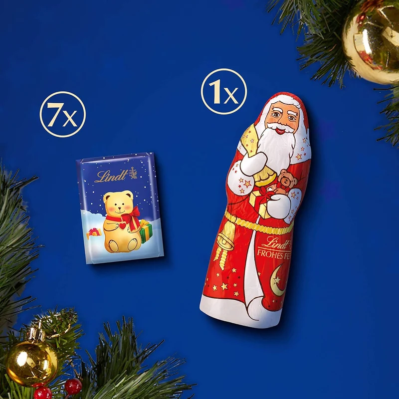 Lindt Advent Calendar with 24 Milk Chocolate Treats | Chocolate Advent Calendar