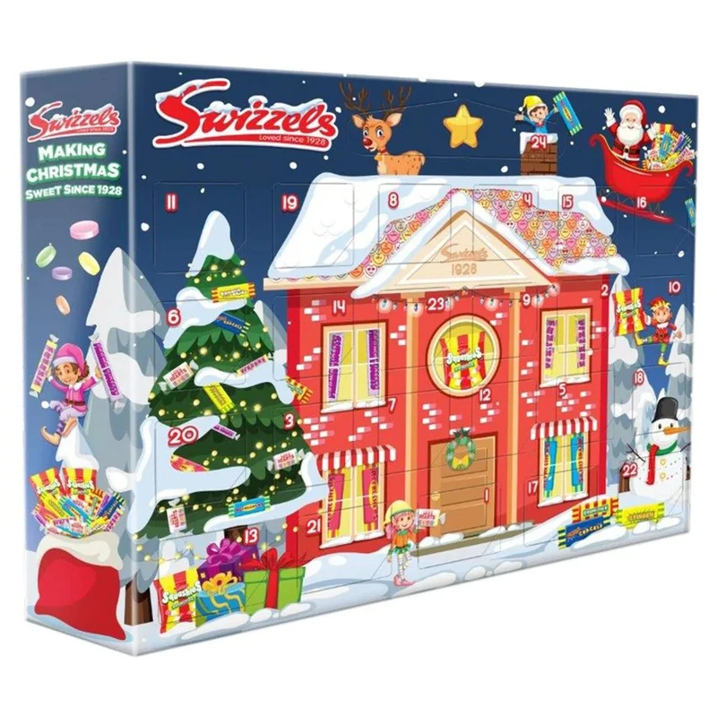 Swizzels Advent Calendar | Retro Sweet Christmas Advent Calendar for Kids Adults