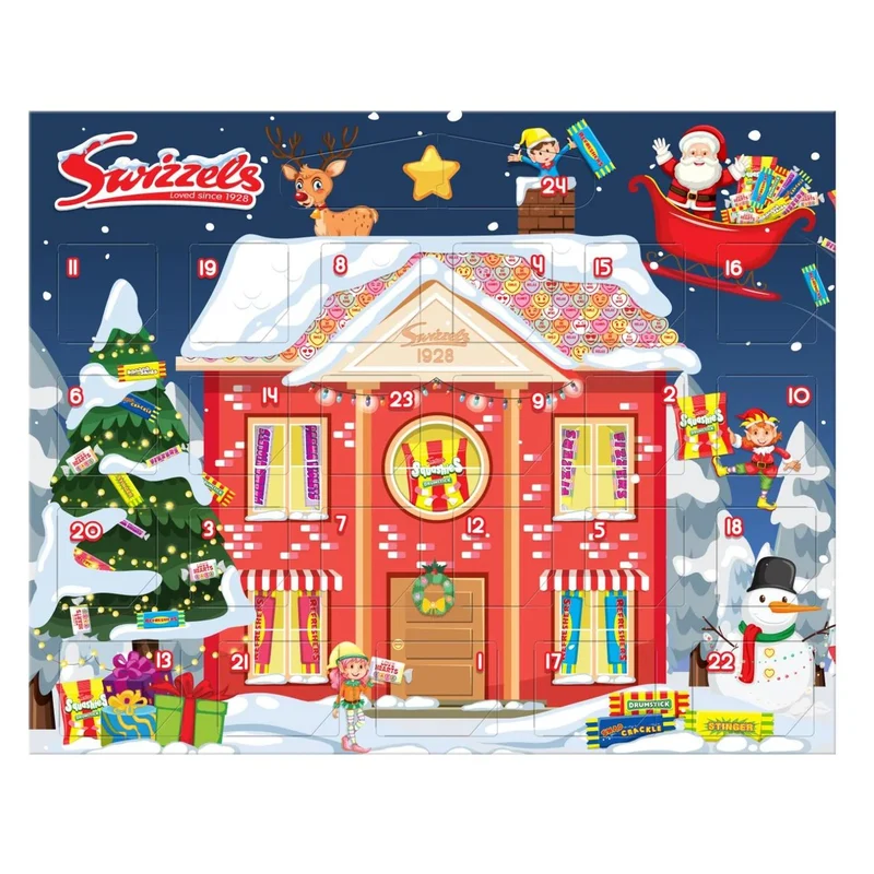 Swizzels Advent Calendar | Retro Sweet Christmas Advent Calendar for Kids Adults