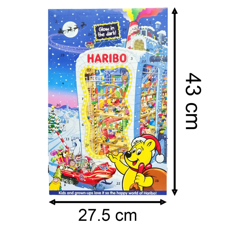 Haribo Christmas Advent Calendar | Sweet Advent Calendar for Kids Adults