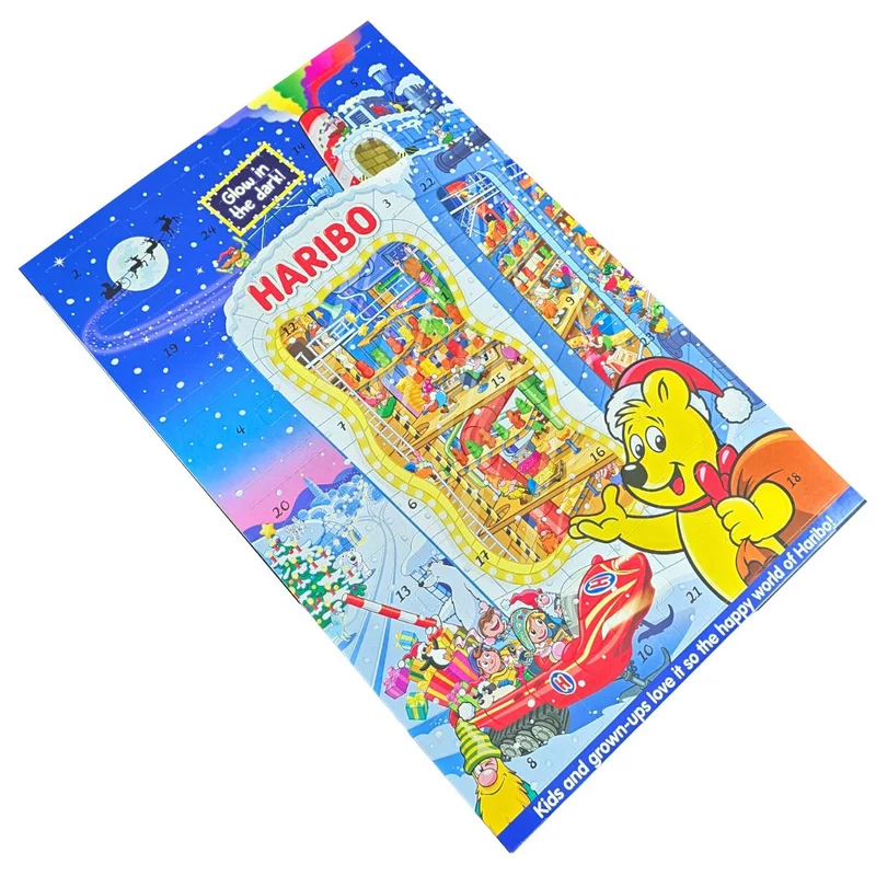 Haribo Christmas Advent Calendar | Sweet Advent Calendar for Kids Adults