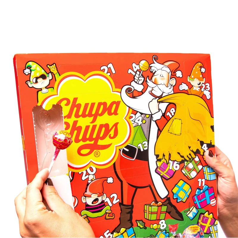 Chupa Chups Advent Calendar | Christmas Sweet Lolly Advent Calendar for Kids