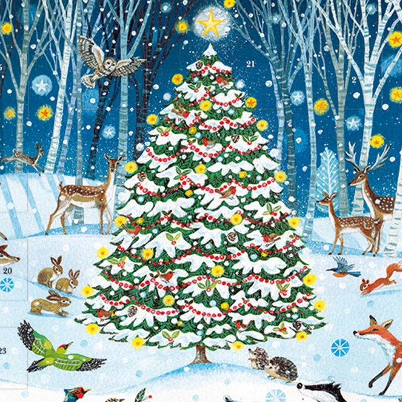 Winter Wonderland Christmas Advent Calendar Traditional Picture Advent Calendar