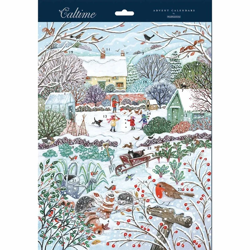 Winter Garden Christmas Advent Calendar | Traditional Picture Advent Calendar