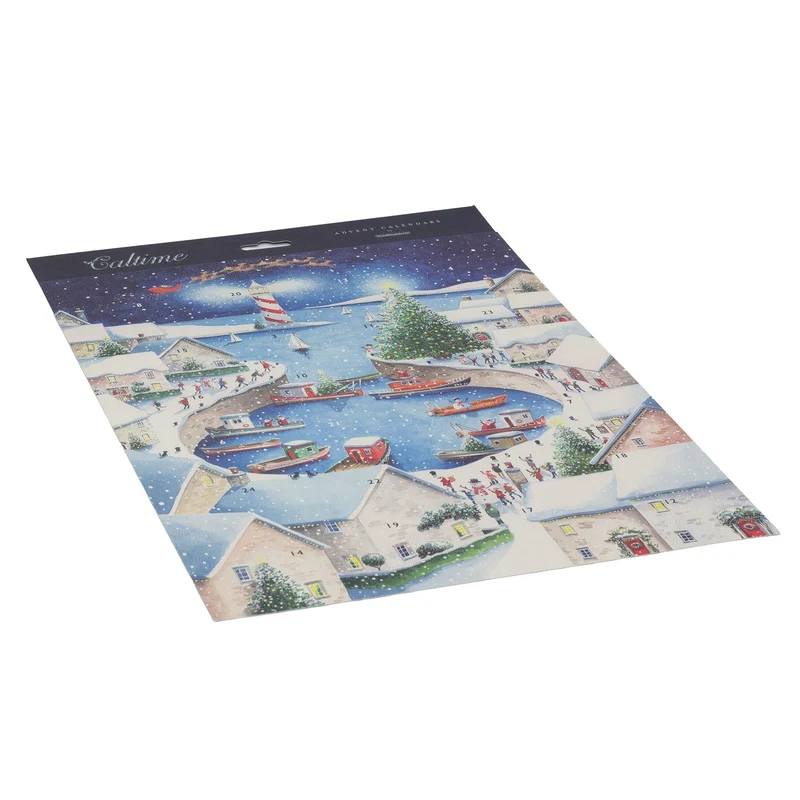 Christmas by the Sea Advent Calendar | Large Traditional Picture Advent Calendar