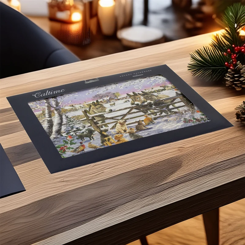 Picture Perfect Christmas Advent Calendar | Traditional Animal Advent Calendar