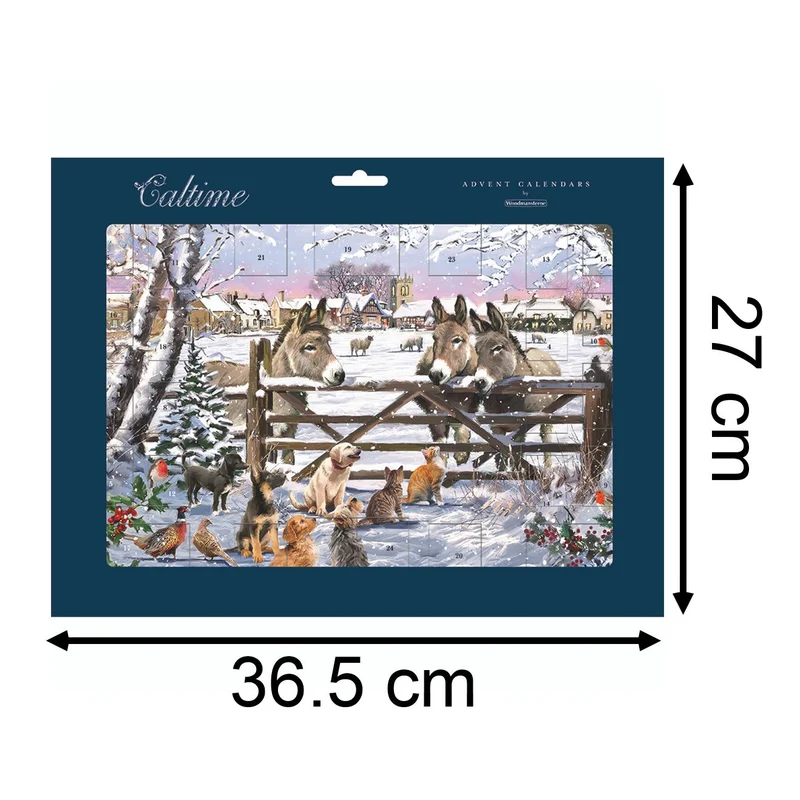 Picture Perfect Christmas Advent Calendar | Traditional Animal Advent Calendar