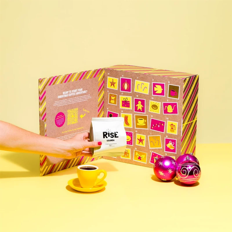 Rise Coffee Advent Calendar 2026, 24 Ground Single-Origin Speciality Coffee