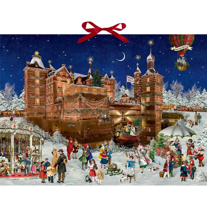Magic at the Castle Christmas Advent Calendar | Traditional Advent Calendar 52cm