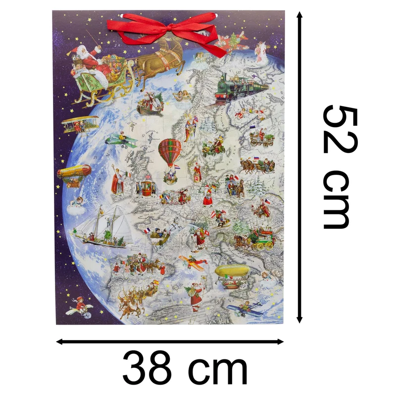 Giving Gift on Christmas Eve | Santa’s Journey Christmas Advent Calendar 52x38cm