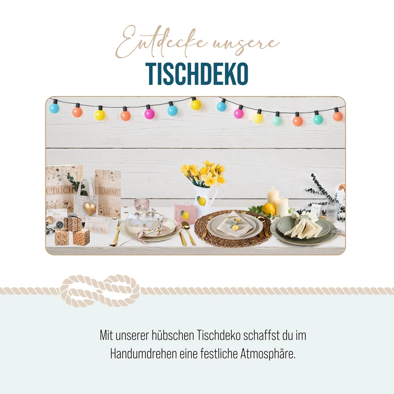 Tischkarten Reserviert 25 Stück A7 mit floralen Elementen, beschreibbar