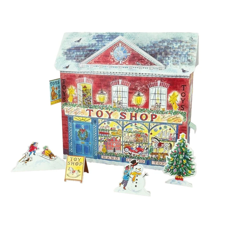 3D Toy Shop Christmas Advent Calendar | Advent Calendar with Pop-Up Characters