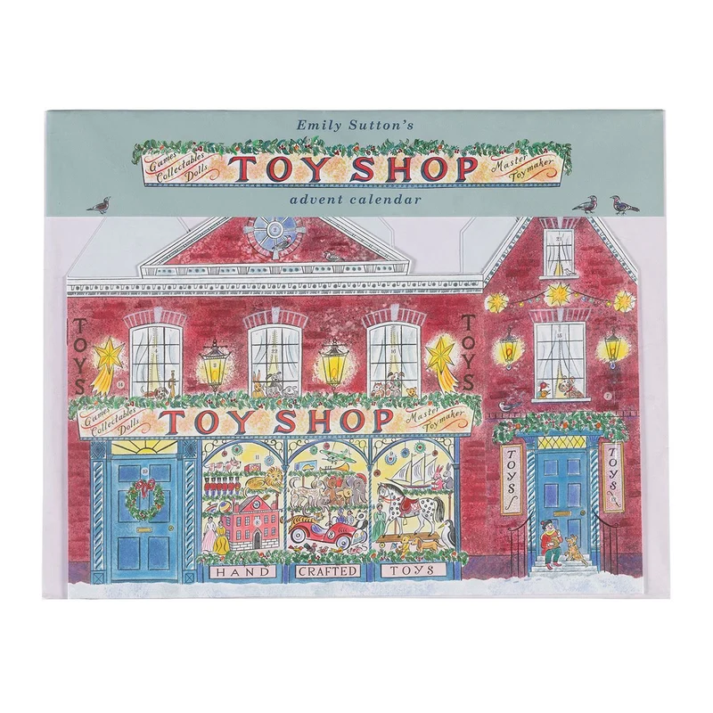 3D Toy Shop Christmas Advent Calendar | Advent Calendar with Pop-Up Characters