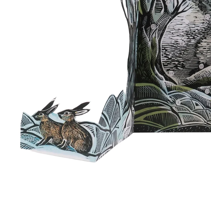 Midnight Fox Christmas Advent Calendar | 3D Woodland Picture Advent Calendar