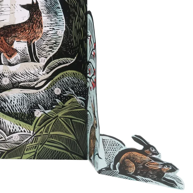 Midnight Fox Christmas Advent Calendar | 3D Woodland Picture Advent Calendar