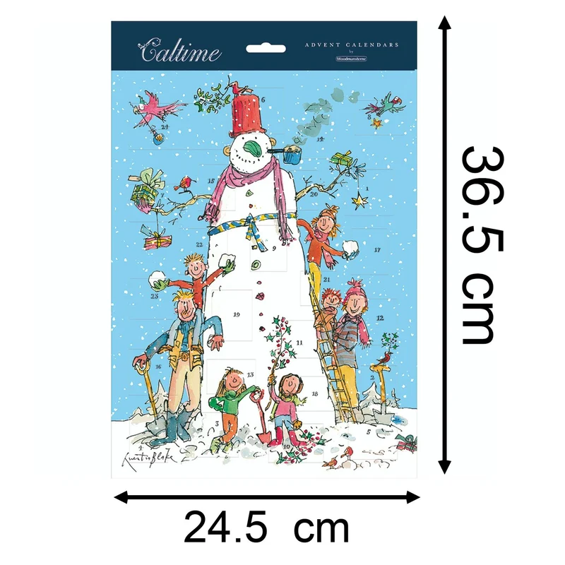 Quentin Blake Christmas Advent Calendar | Snowman Christmas Advent Calendar