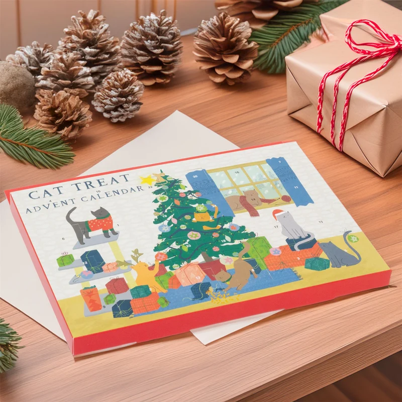 Cat Treat Christmas Advent Calendar | 24 Days of Salmon & Chicken Cat Treats