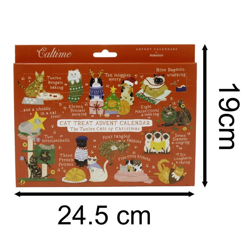 Salmon & Chicken Cat Treat Christmas Advent Calendar | 24 Days of Cat Treats