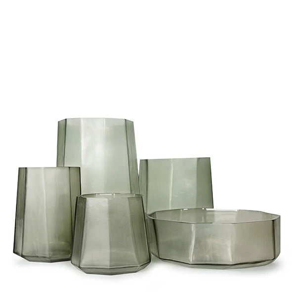 Vase OKKA M light steelgrey - Guaxs