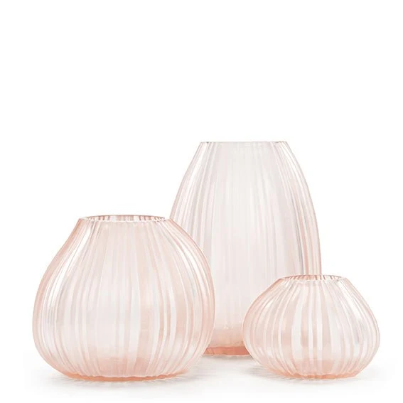Vase Otavalo Round Rose H 14 - Guaxs