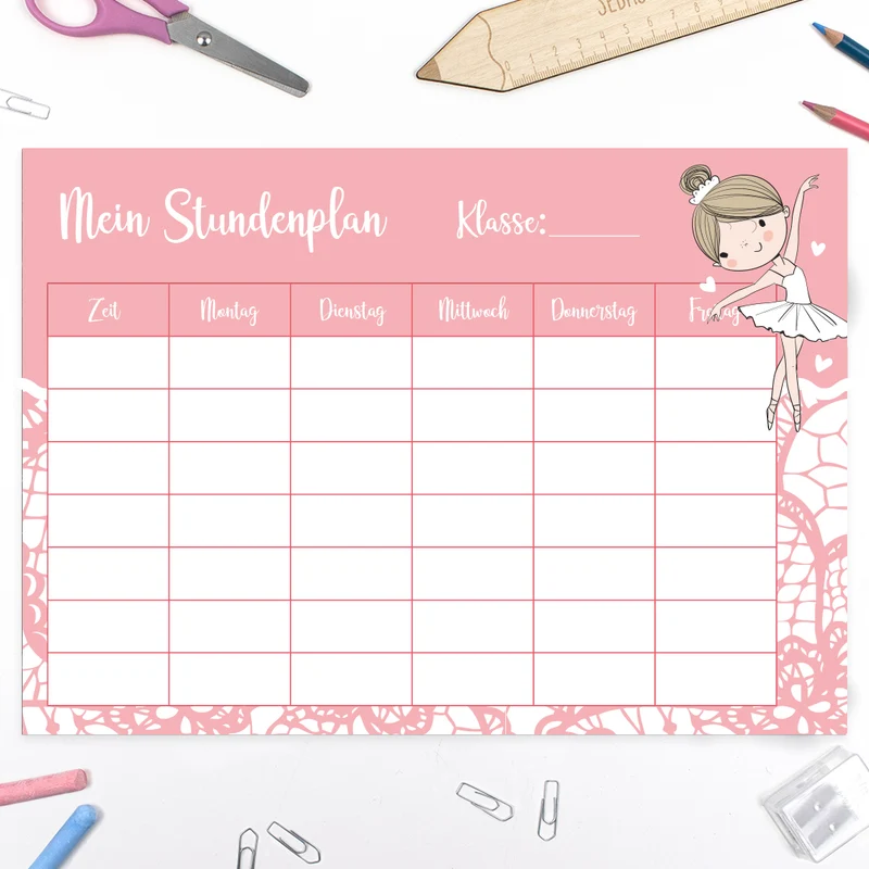 Stundenplan - Ballerina