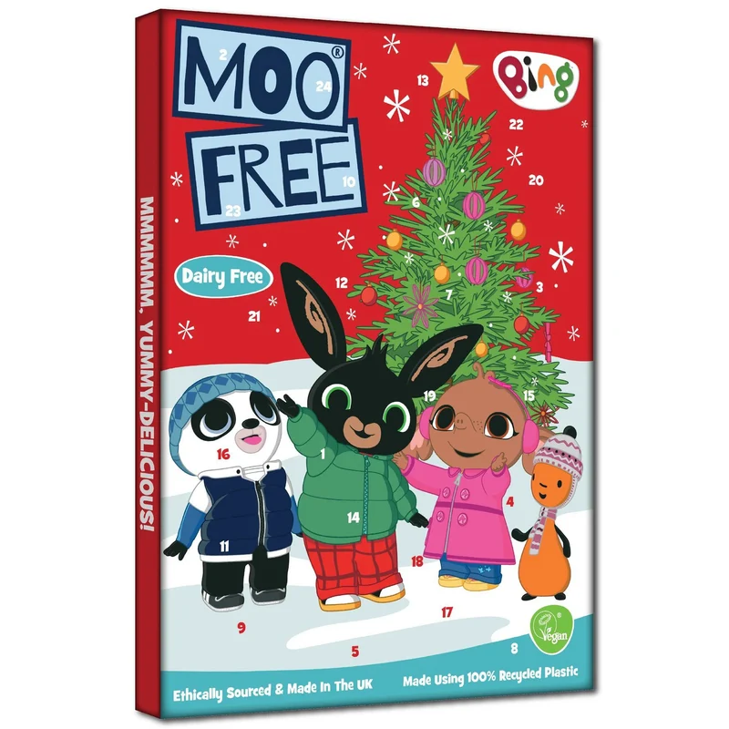 Children’s Dairy Free Milk Chocolate Advent Calendar | Christmas Calendar - 70g