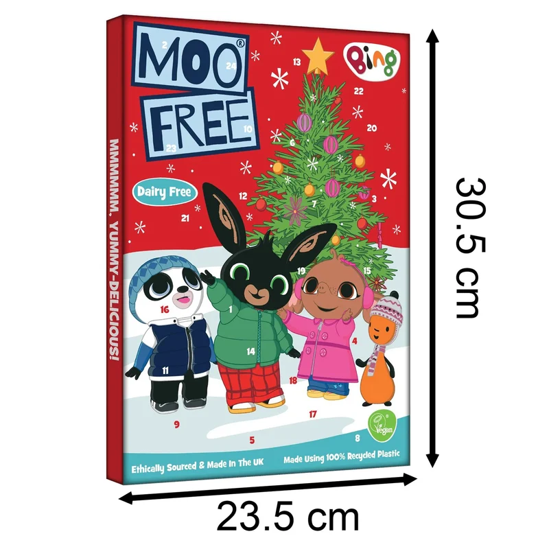 Children’s Dairy Free Milk Chocolate Advent Calendar | Christmas Calendar - 70g