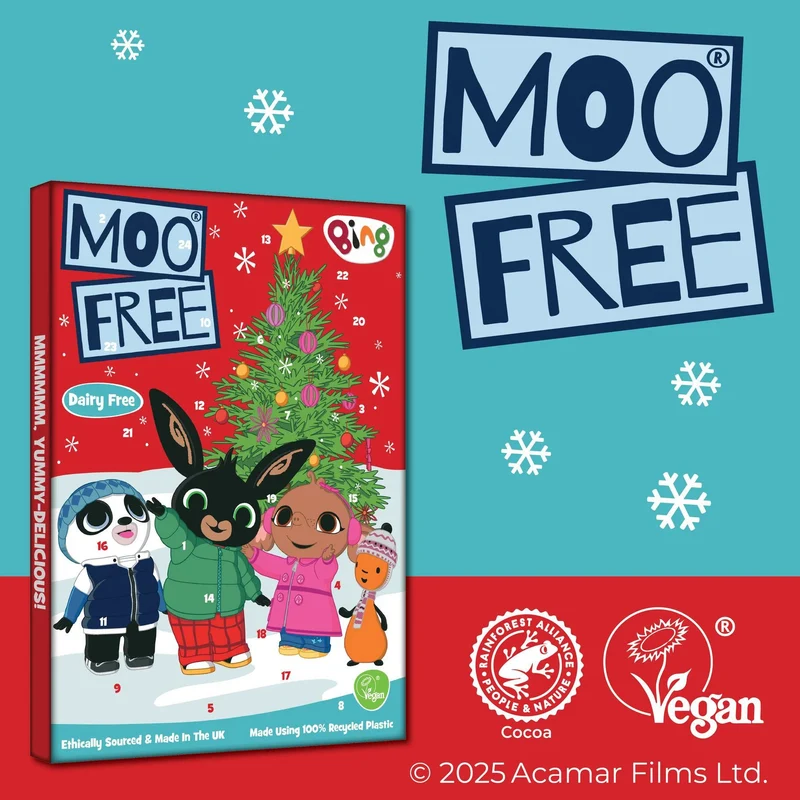 Children’s Dairy Free Milk Chocolate Advent Calendar | Christmas Calendar - 70g