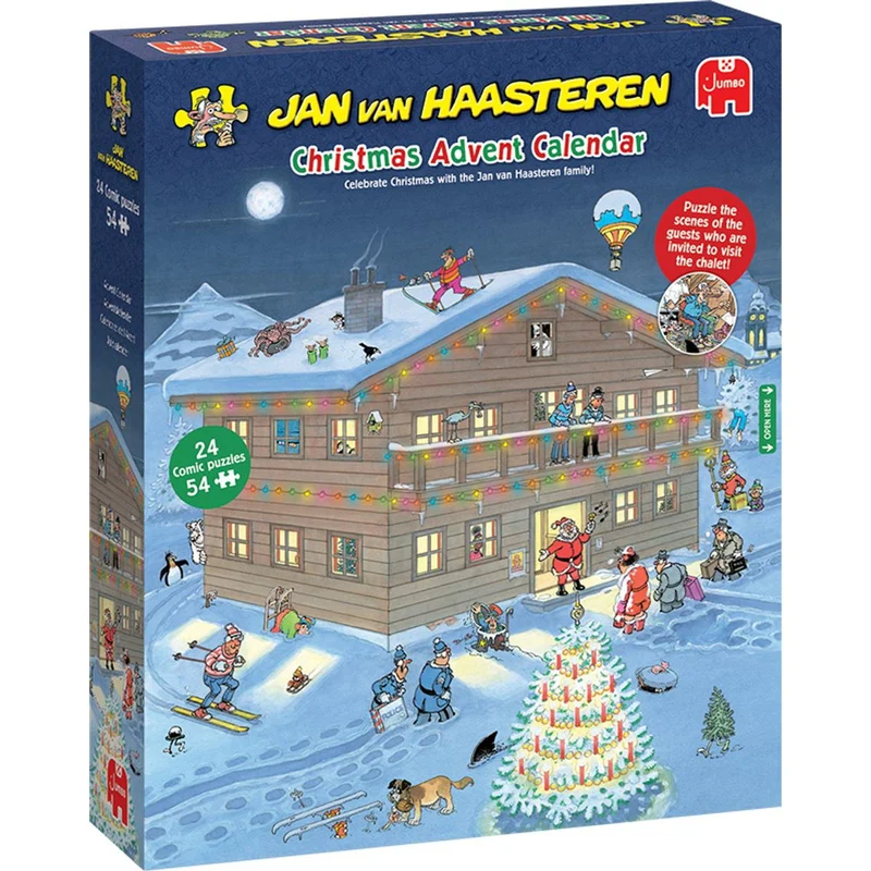Jan van Haasteren Christmas Advent Calendar 2025 | Jigsaw Advent Calendar
