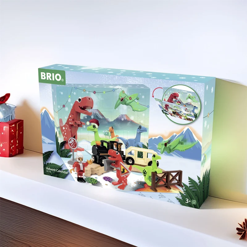 Children's Brio Dinosaur Advent Calendar | Kids Train Christmas Advent Calendar