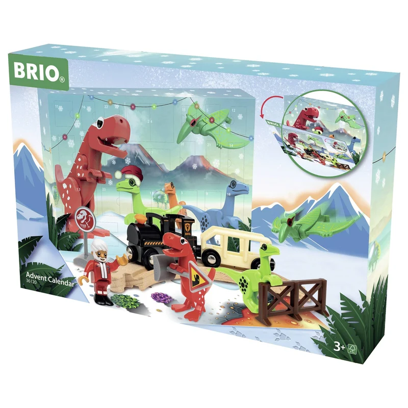 Children's Brio Dinosaur Advent Calendar | Kids Train Christmas Advent Calendar
