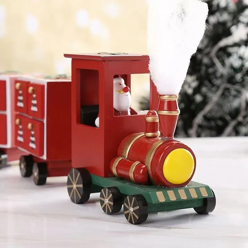 Santa Express Train Christmas Advent Calendar | Wooden Train Advent Calendar
