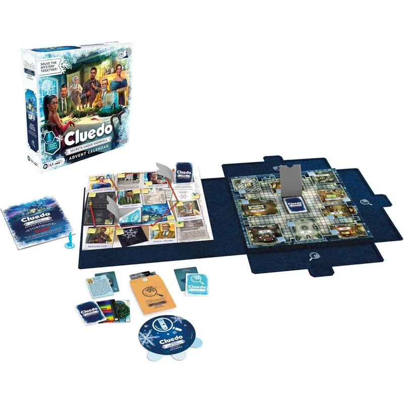 Cluedo Christmas Advent Calendar | Clue Murder Mystery Christmas Advent Calendar