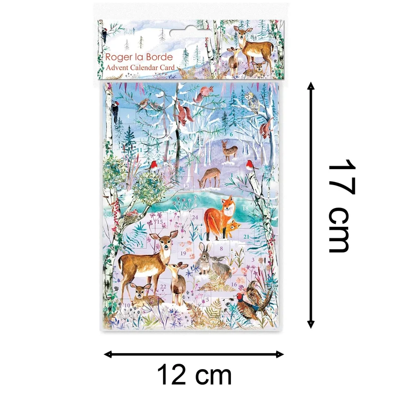 Wild Winter's Song Advent Calendar Greetings Card | Christmas Advent Calendar