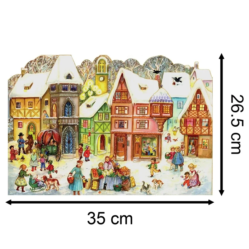 Marketplace Christmas Advent Calendar | Traditional Picture Advent Calendar
